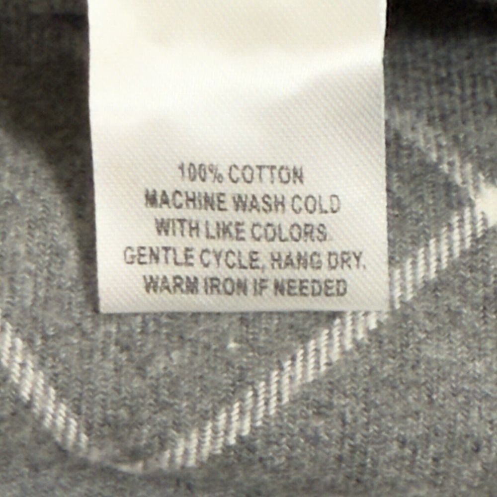 UNTUCKit Women's Size 2 Windowpane Plaid Flannel Gray White Shirt NWOT Button Up - Picture 6 of 11